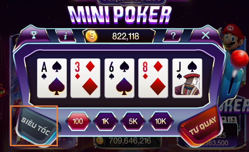 Hướng dẫn chơi Mini Poker 789 Club để nâng cao tỷ lệ chiến thắng